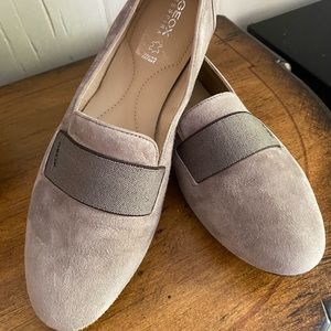 GEOX Respira suede flats Sz 10